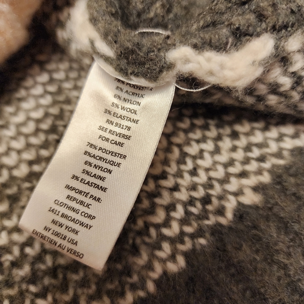 Industry Republic Oversized Button Up V-neck Cardigan Sweater M - Picture 10 of 12